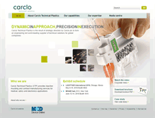 Tablet Screenshot of carclo-technical-plastics.production.investis.com