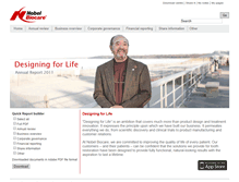 Tablet Screenshot of nobel-biocare-annual-report-2011.production.investis.com