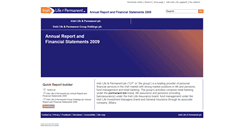 Desktop Screenshot of irish-life-annual-report-2009.production.investis.com
