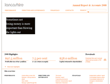 Tablet Screenshot of lancashire-annual-report-2008.production.investis.com