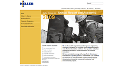 Desktop Screenshot of keller-annual-report-2009.production.investis.com