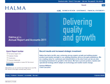 Tablet Screenshot of halma-annual-report-2011.production.investis.com
